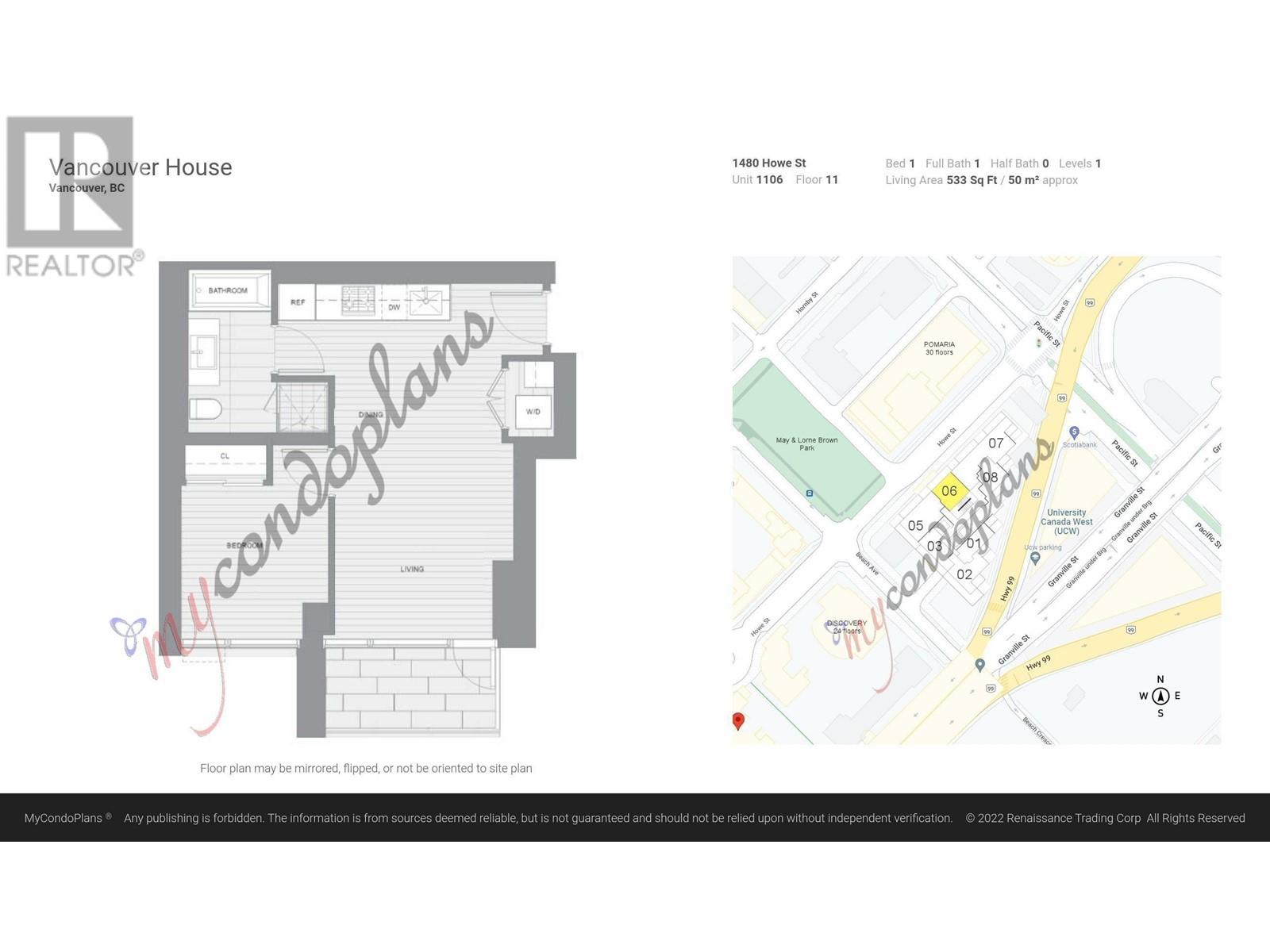 Listing Picture 25 of 25 : 1106 1480 HOWE STREET, Vancouver / 溫哥華 - 魯藝地產 Yvonne Lu Group - MLS Medallion Club Member