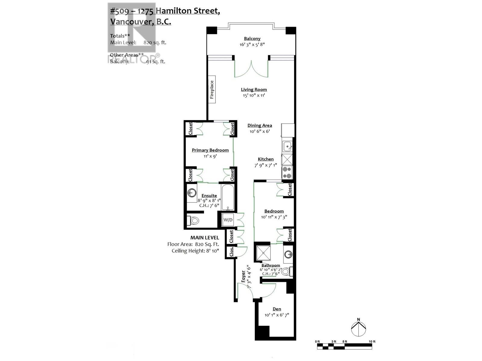 509 1275 Hamilton Street, Vancouver, British Columbia  V6B 1E2 - Photo 11 - R2970875