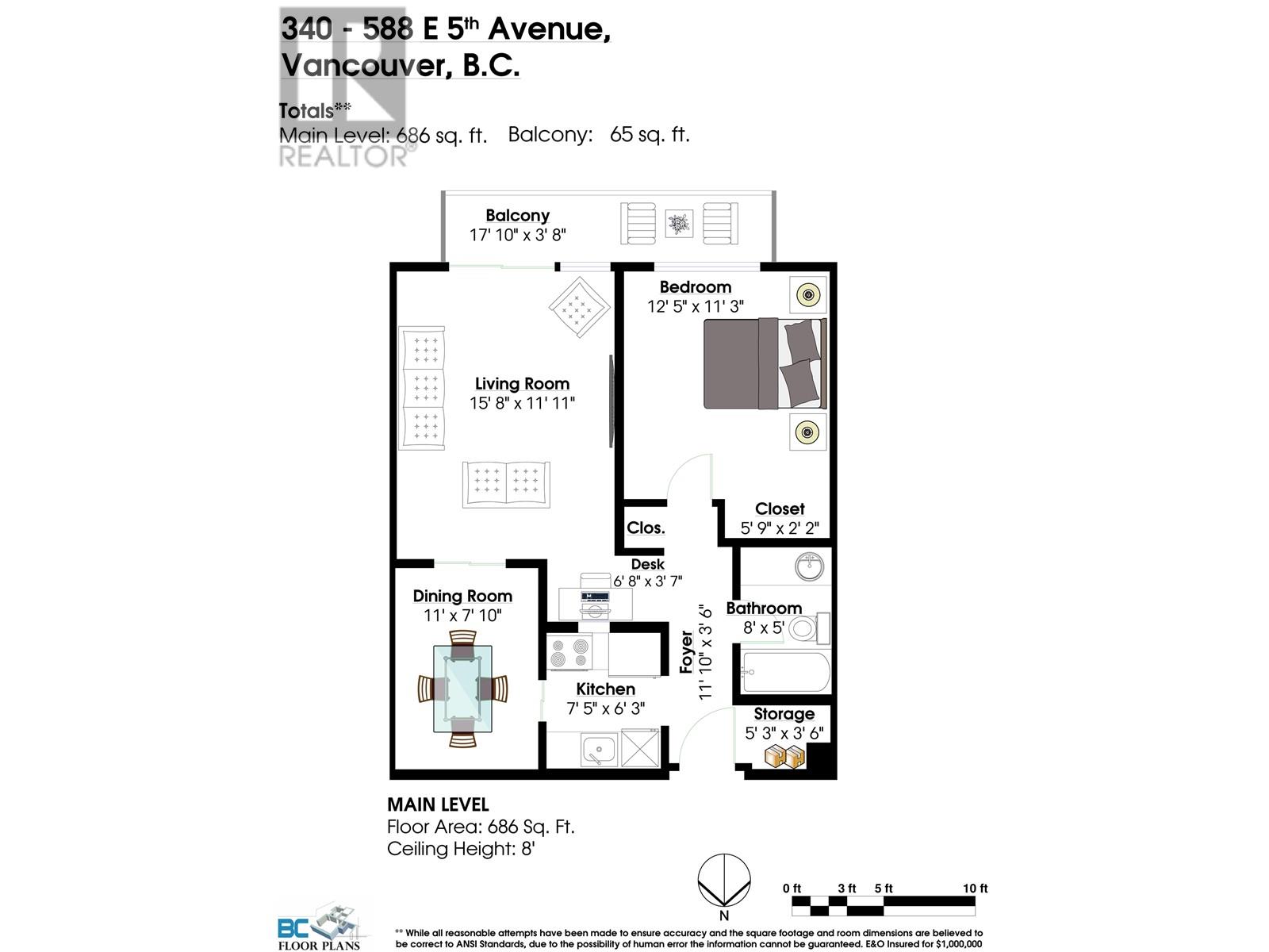 Listing Picture 21 of 40 : 340 588 E 5TH AVENUE, Vancouver / 溫哥華 - 魯藝地產 Yvonne Lu Group - MLS Medallion Club Member