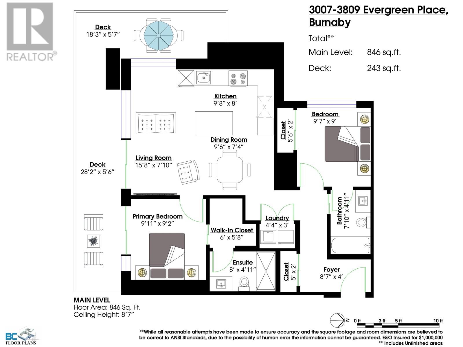 3007 3809 Evergreen Place, Burnaby, British Columbia  V3J 0M1 - Photo 32 - R2970894