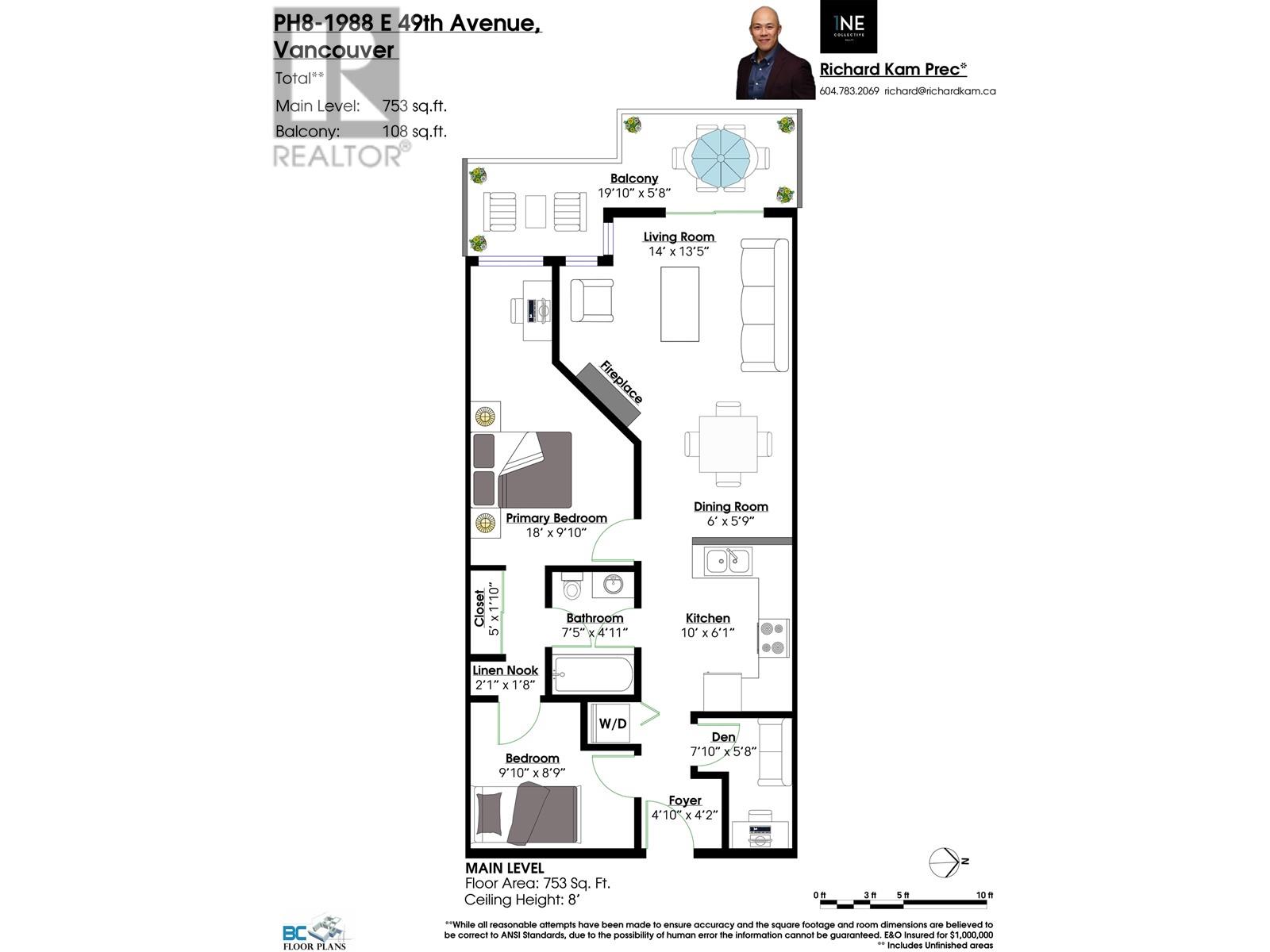 Listing Picture 31 of 31 : PH8 1988 E 49TH AVENUE, Vancouver / 溫哥華 - 魯藝地產 Yvonne Lu Group - MLS Medallion Club Member