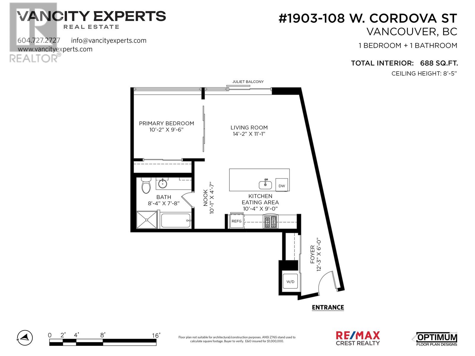 1903 108 W Cordova Street, Vancouver, British Columbia  V6B 0G5 - Photo 34 - R2972600