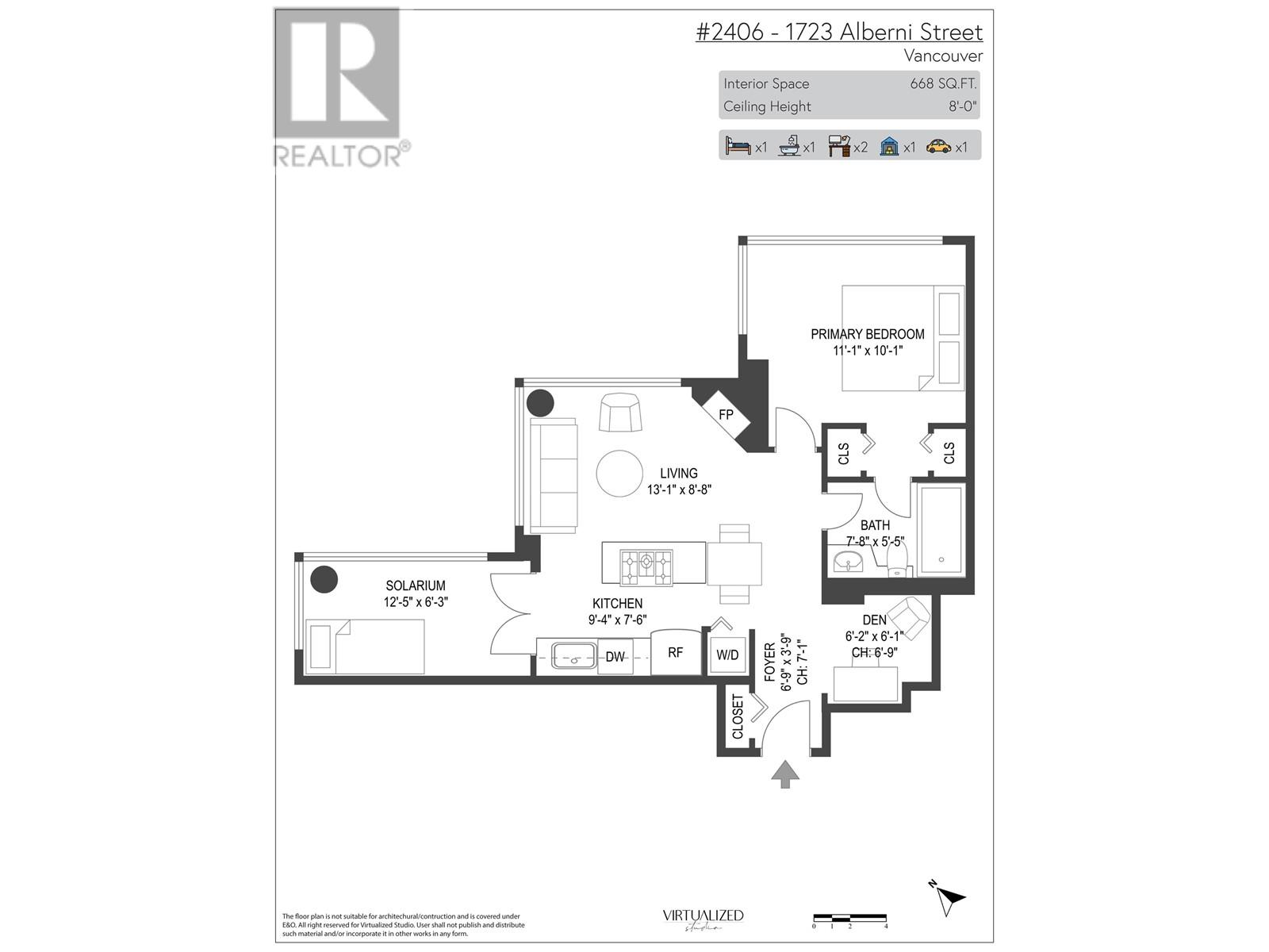 2406 1723 Alberni Street, Vancouver, British Columbia  V6G 3G9 - Photo 25 - R2973068