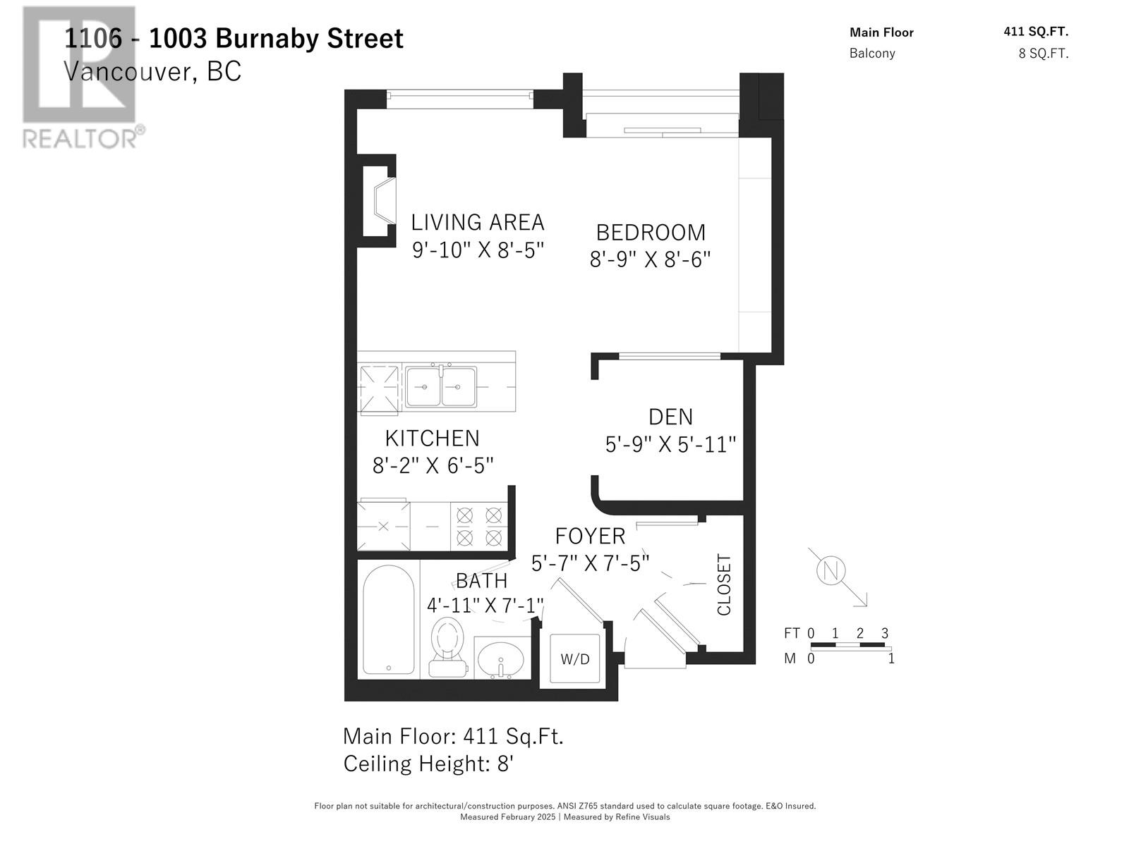 1106 1003 Burnaby Street, Vancouver, British Columbia  V6E 4R7 - Photo 19 - R2973183