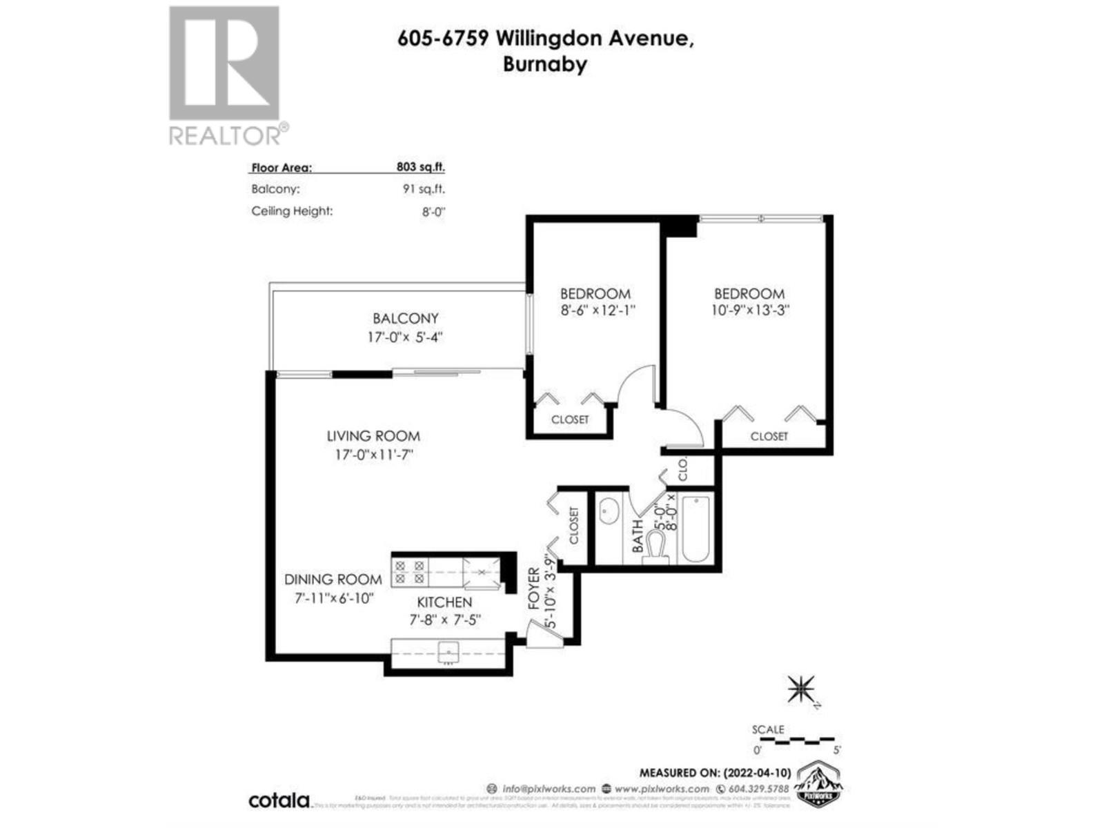 605 6759 Willingdon Avenue, Burnaby, British Columbia  V5H 3Y9 - Photo 19 - R2970301