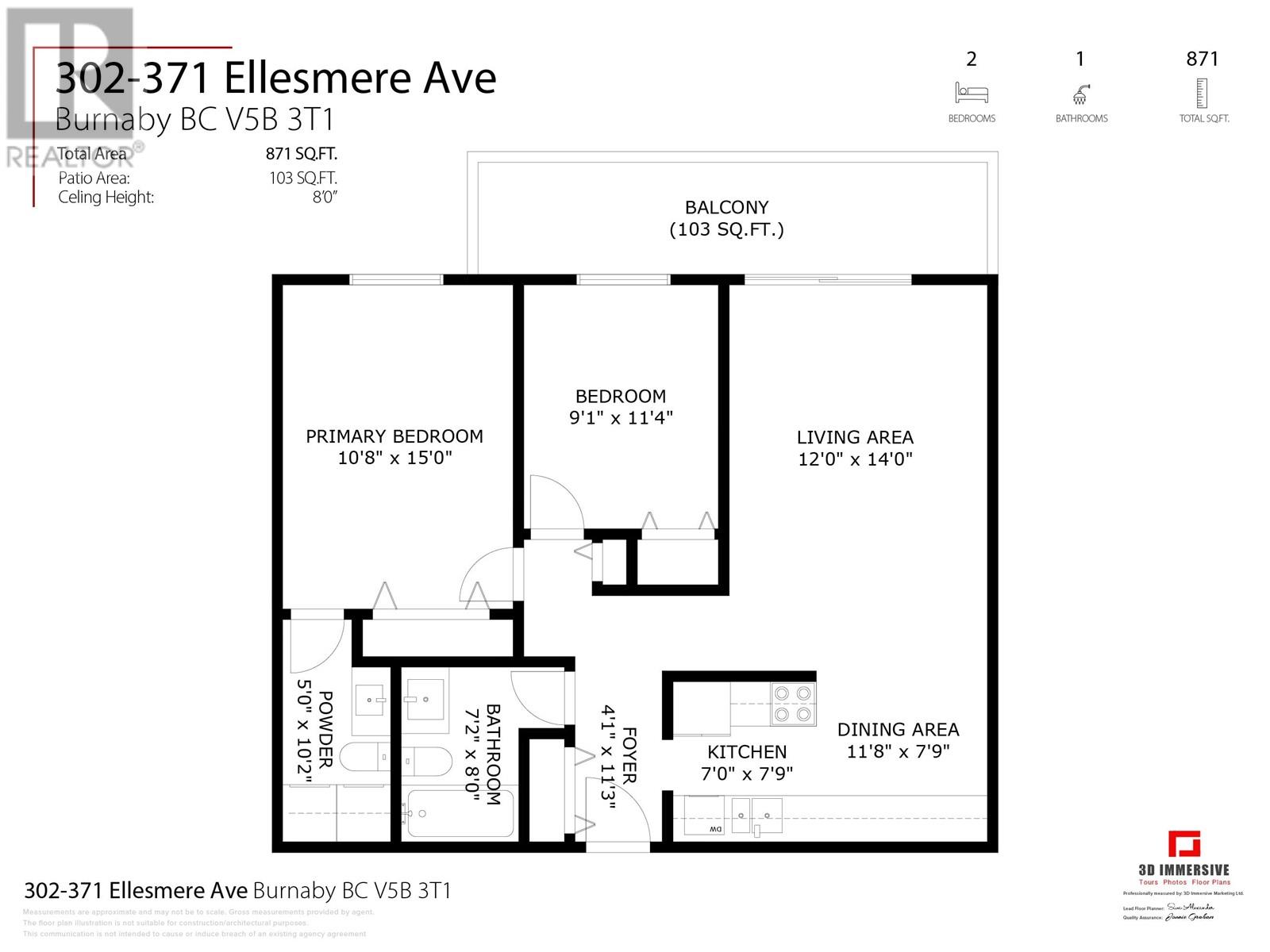 Listing Picture 29 of 29 : 302 371 ELLESMERE AVENUE, Burnaby / 本拿比 - 魯藝地產 Yvonne Lu Group - MLS Medallion Club Member