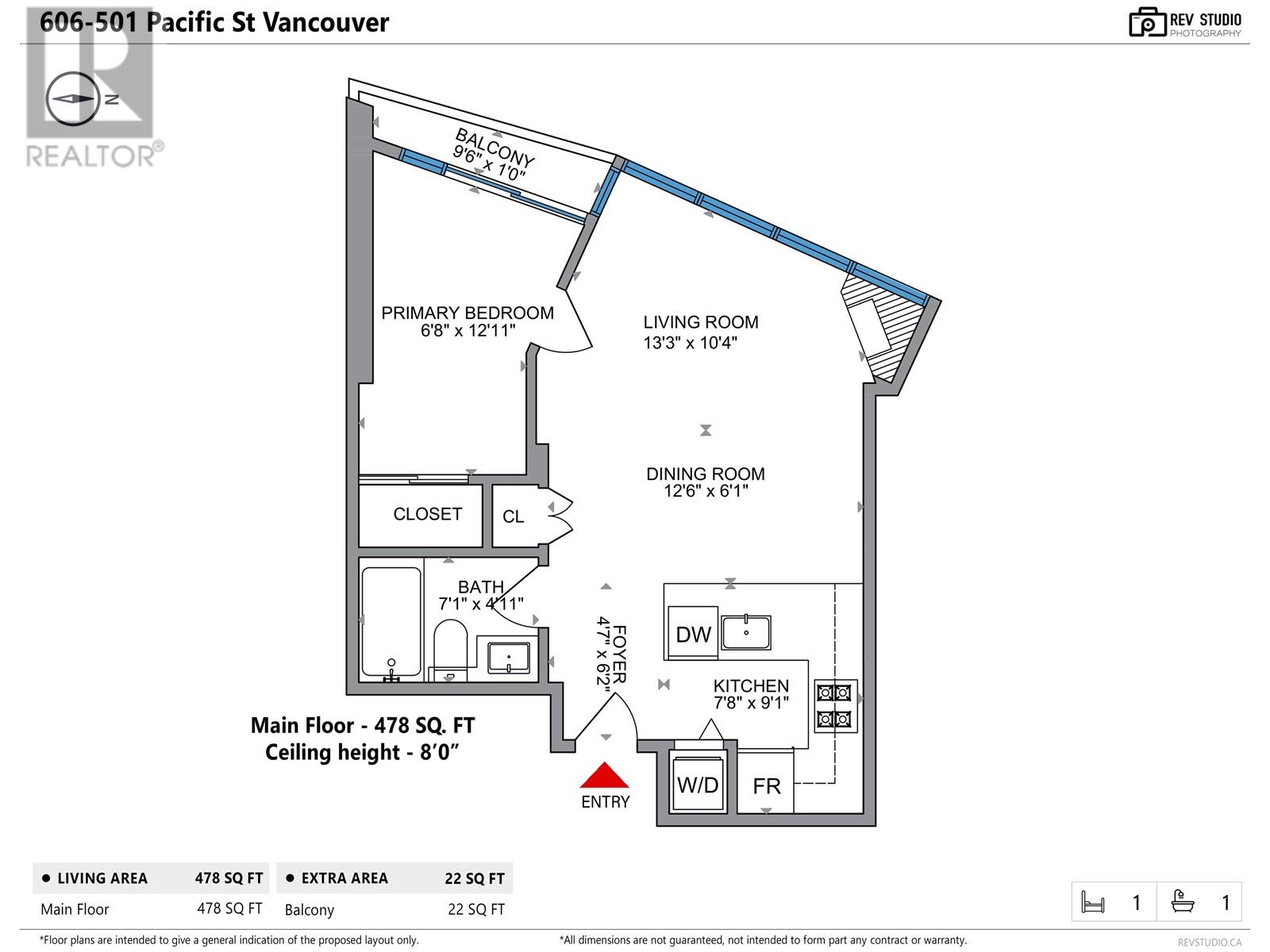 Listing Picture 33 of 33 : 606 501 PACIFIC STREET, Vancouver / 溫哥華 - 魯藝地產 Yvonne Lu Group - MLS Medallion Club Member