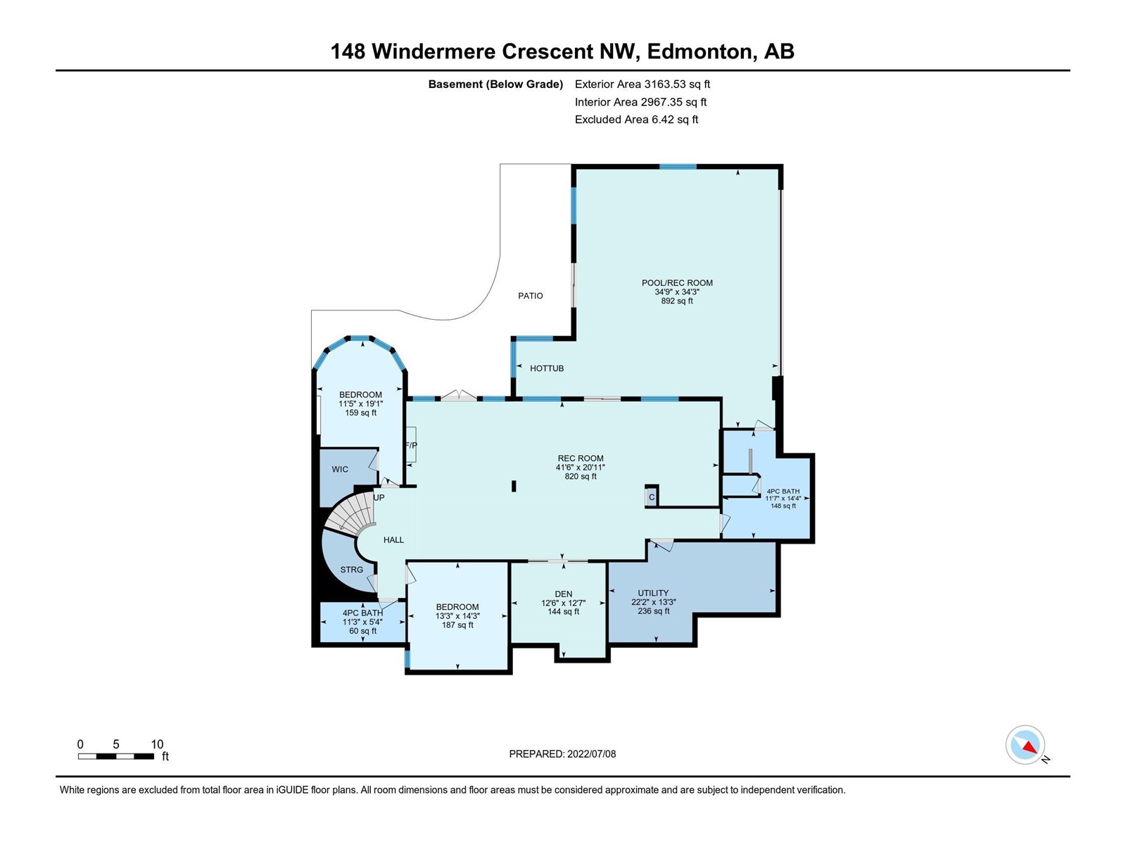148 Windermere Cr Nw, Edmonton, Alberta  T6W 0S3 - Photo 75 - E4423995
