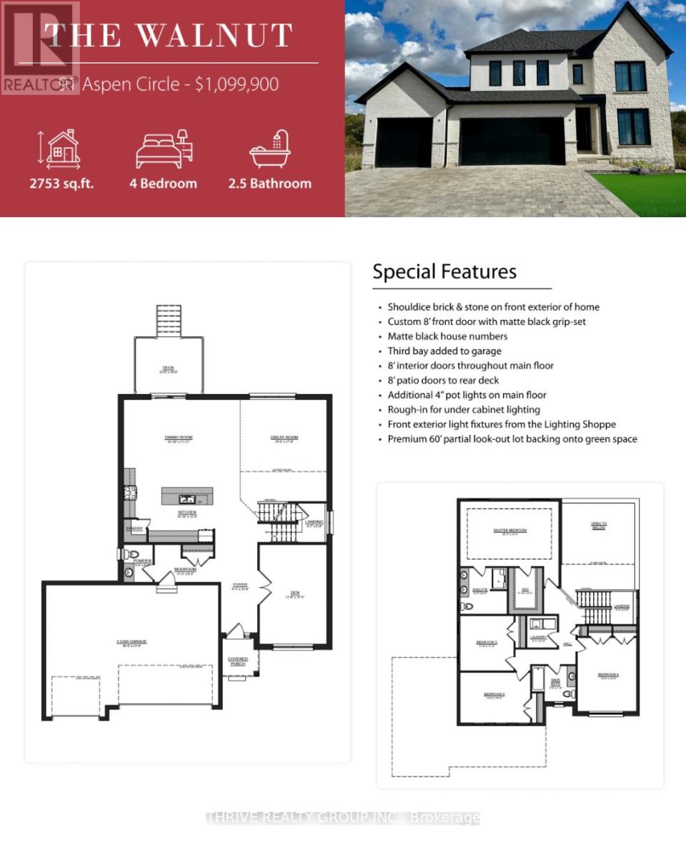 91 Aspen Circle, Thames Centre, Ontario  N0M 2P0 - Photo 2 - X12002035