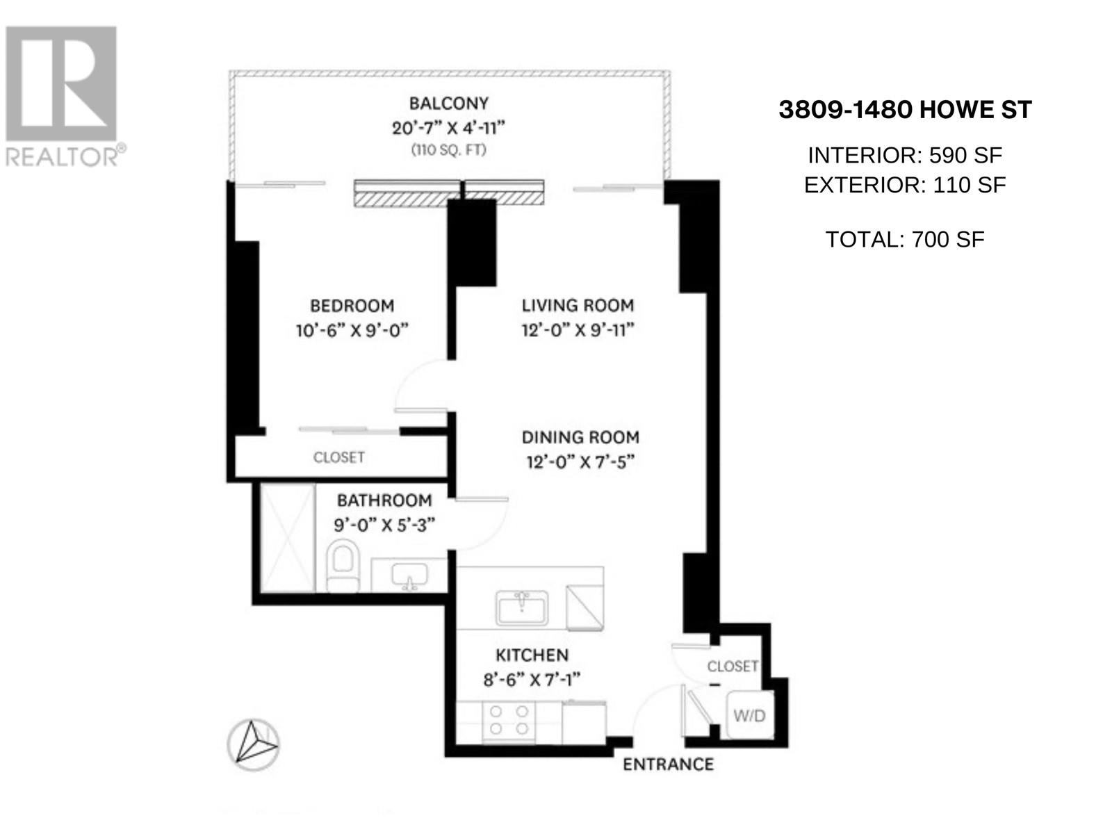 3809 1480 Howe Street, Vancouver, British Columbia  V6Z 0G5 - Photo 16 - R2974084
