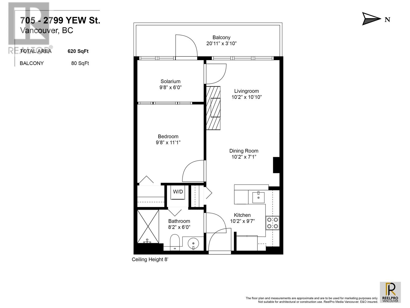 705 2799 Yew Street, Vancouver, British Columbia  V6K 4W2 - Photo 34 - R2974846
