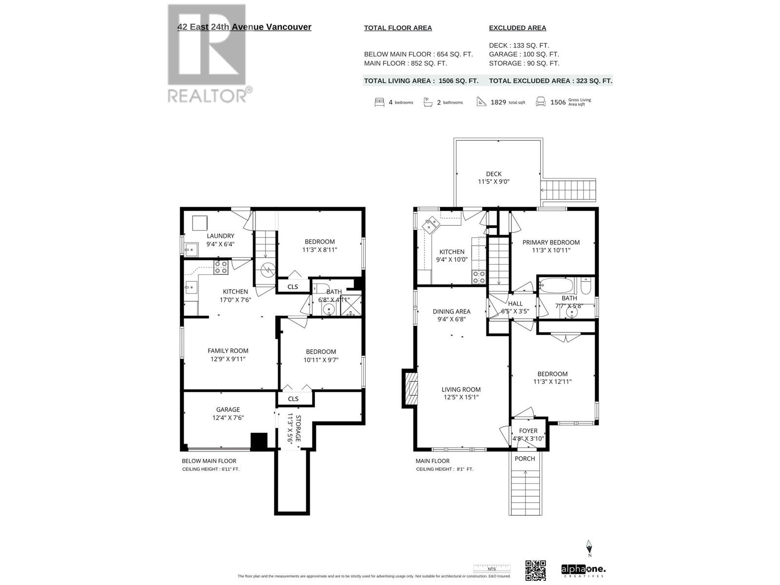 Listing Picture 35 of 35 : 42 E 24TH AVENUE, Vancouver / 溫哥華 - 魯藝地產 Yvonne Lu Group - MLS Medallion Club Member