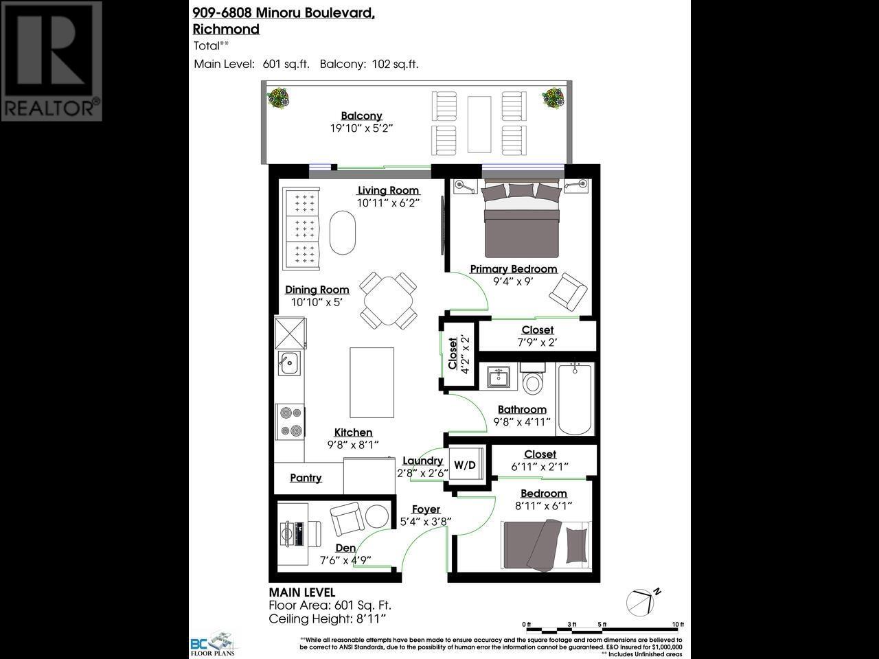 909 6808 Minoru Boulevard, Richmond, British Columbia  V6Y 0M7 - Photo 25 - R2975401
