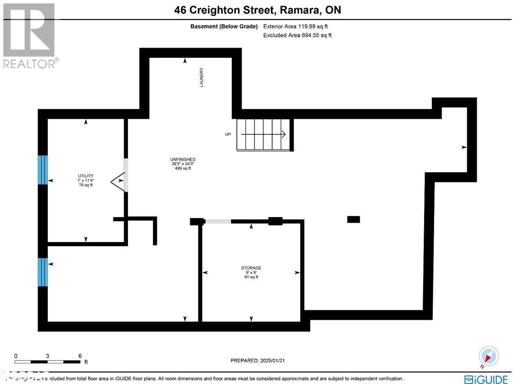 46 Creighton Street, Orillia, Ontario  L3V 1A8 - Photo 15 - 40702364