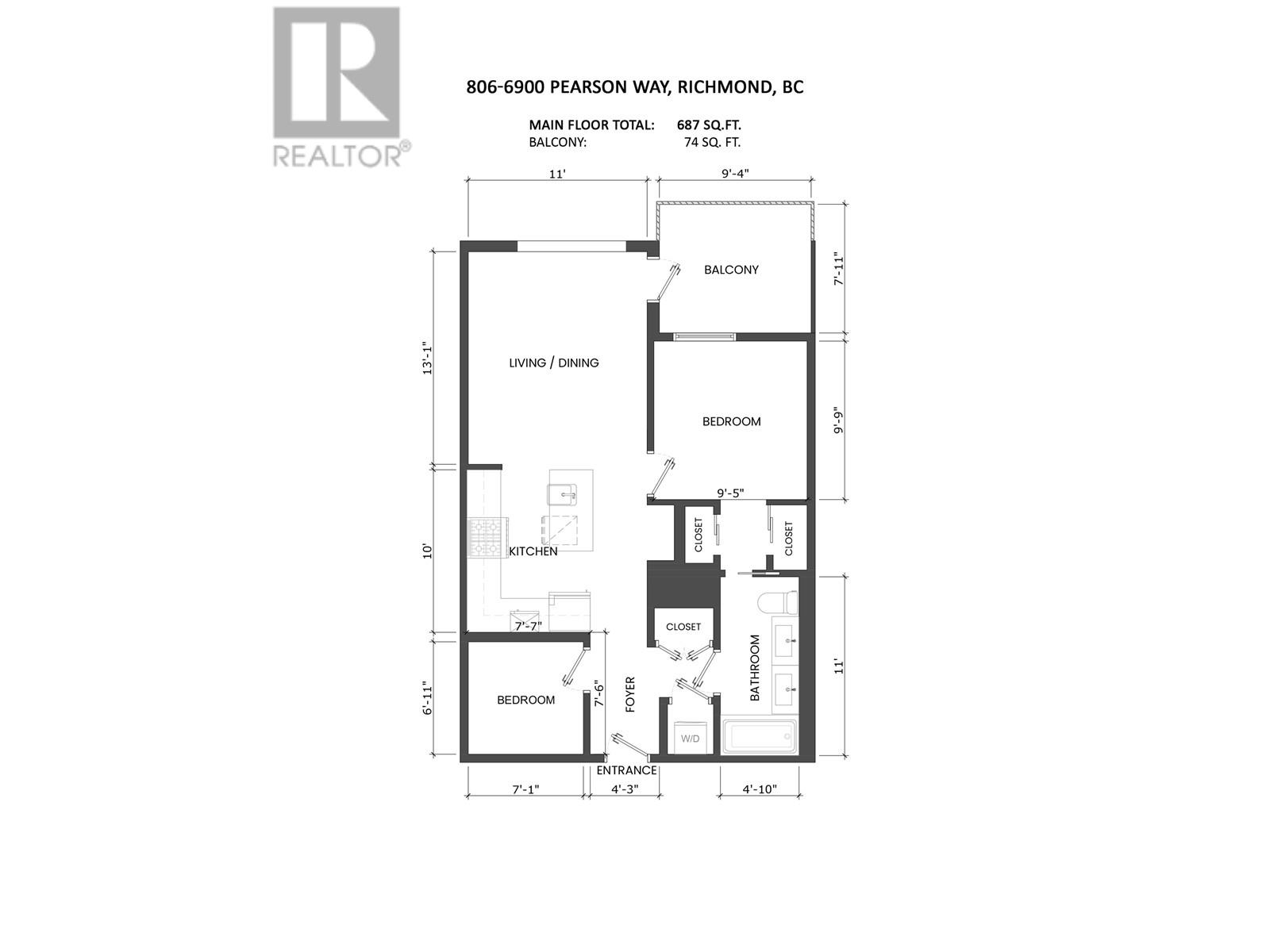 Listing Picture 40 of 40 : 806 6900 PEARSON WAY, Richmond / 烈治文 - 魯藝地產 Yvonne Lu Group - MLS Medallion Club Member