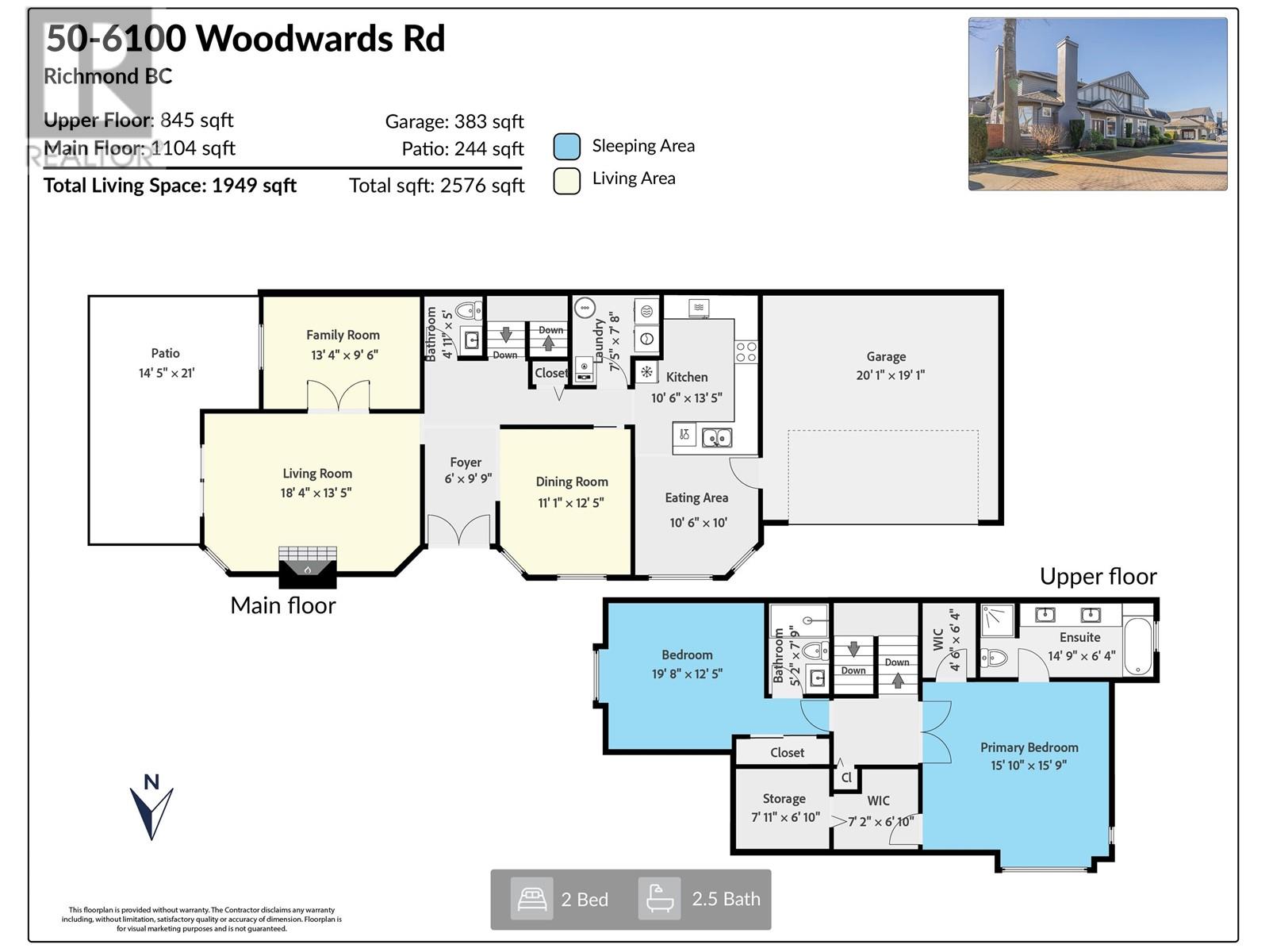 Listing Picture 30 of 30 : 50 6100 WOODWARDS ROAD, Richmond / 烈治文 - 魯藝地產 Yvonne Lu Group - MLS Medallion Club Member