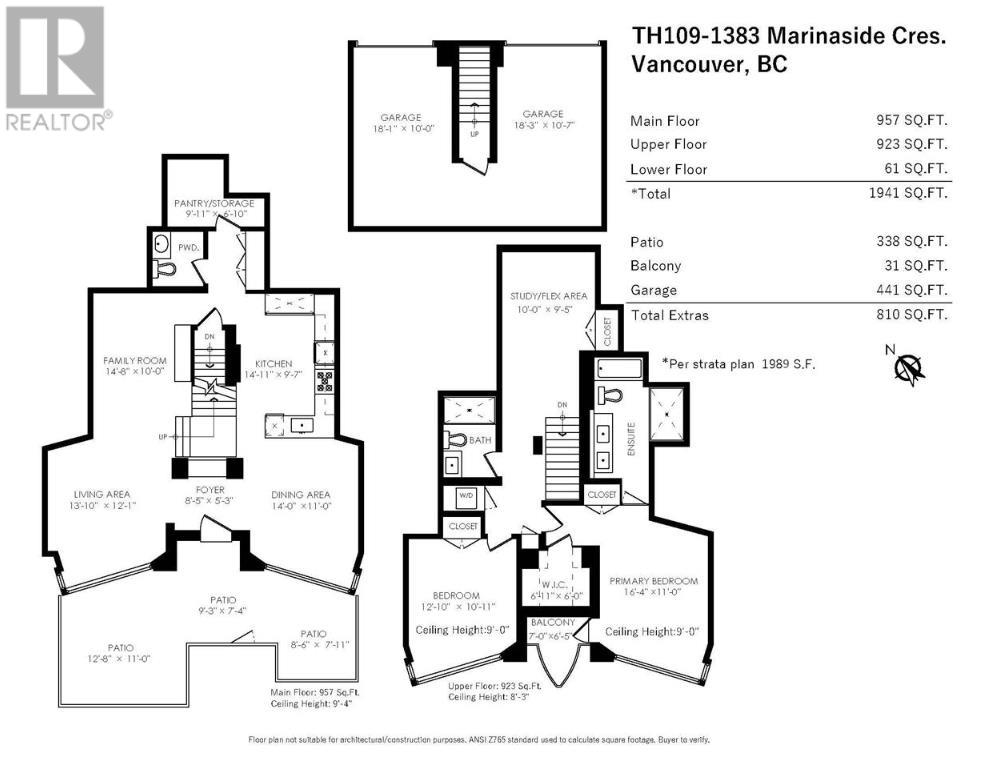 Th109 1383 Marinaside Crescent, Vancouver, British Columbia  V6Z 2W9 - Photo 14 - R2975880