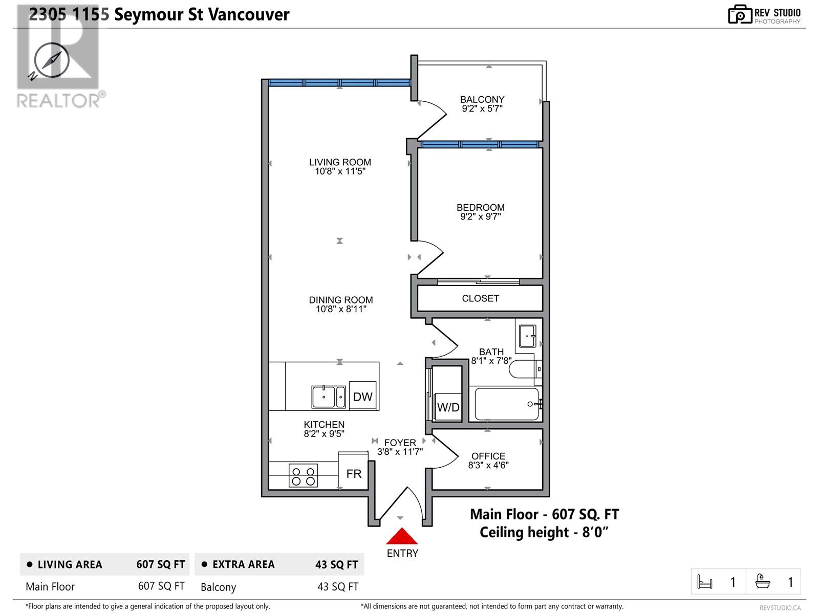 2305 1155 Seymour Street, Vancouver, British Columbia  V6B 3M7 - Photo 33 - R2975539