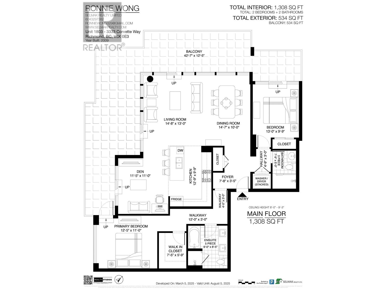 Listing Picture 19 of 26 : 1803 3333 CORVETTE WAY, Richmond / 烈治文 - 魯藝地產 Yvonne Lu Group - MLS Medallion Club Member