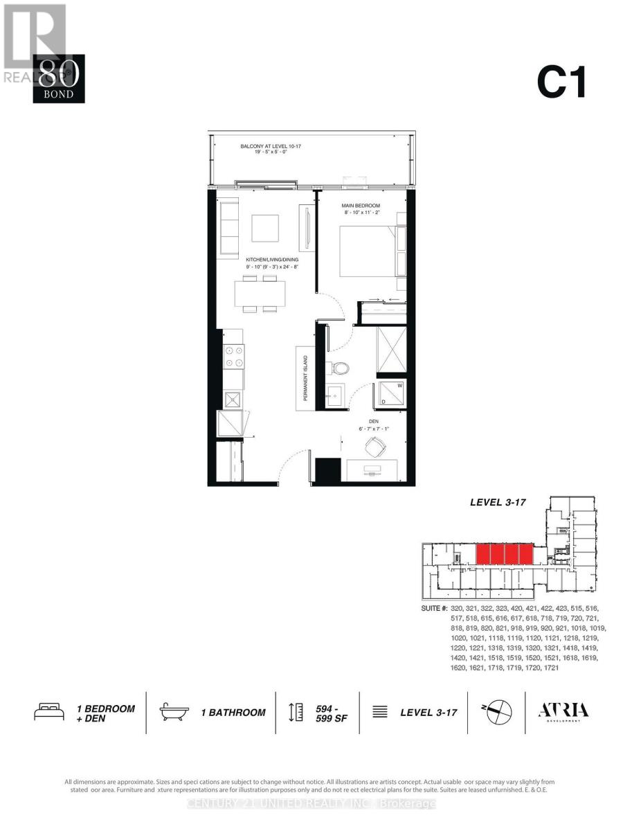 821 - 80 Bond Street E, Oshawa, Ontario  L1G 0E6 - Photo 2 - E12002873