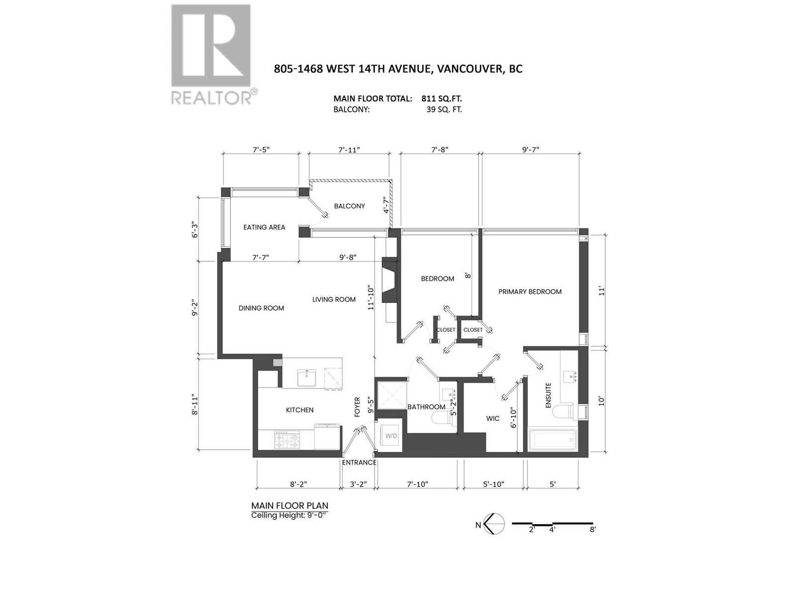 805 1468 W 14th Avenue, Vancouver, British Columbia  V6H 0A2 - Photo 2 - R2976544