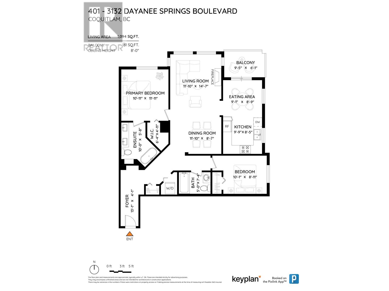 401 3132 Dayanee Springs Boulevard, Coquitlam, British Columbia  V3E 0B5 - Photo 33 - R2965543