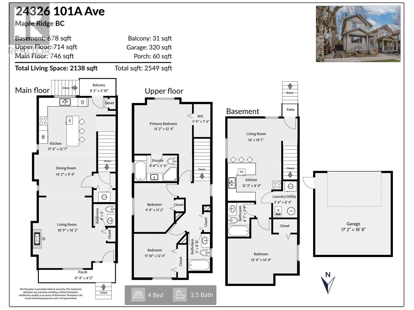 24326 101a Avenue, Maple Ridge, British Columbia  V2W 0A7 - Photo 2 - R2976546