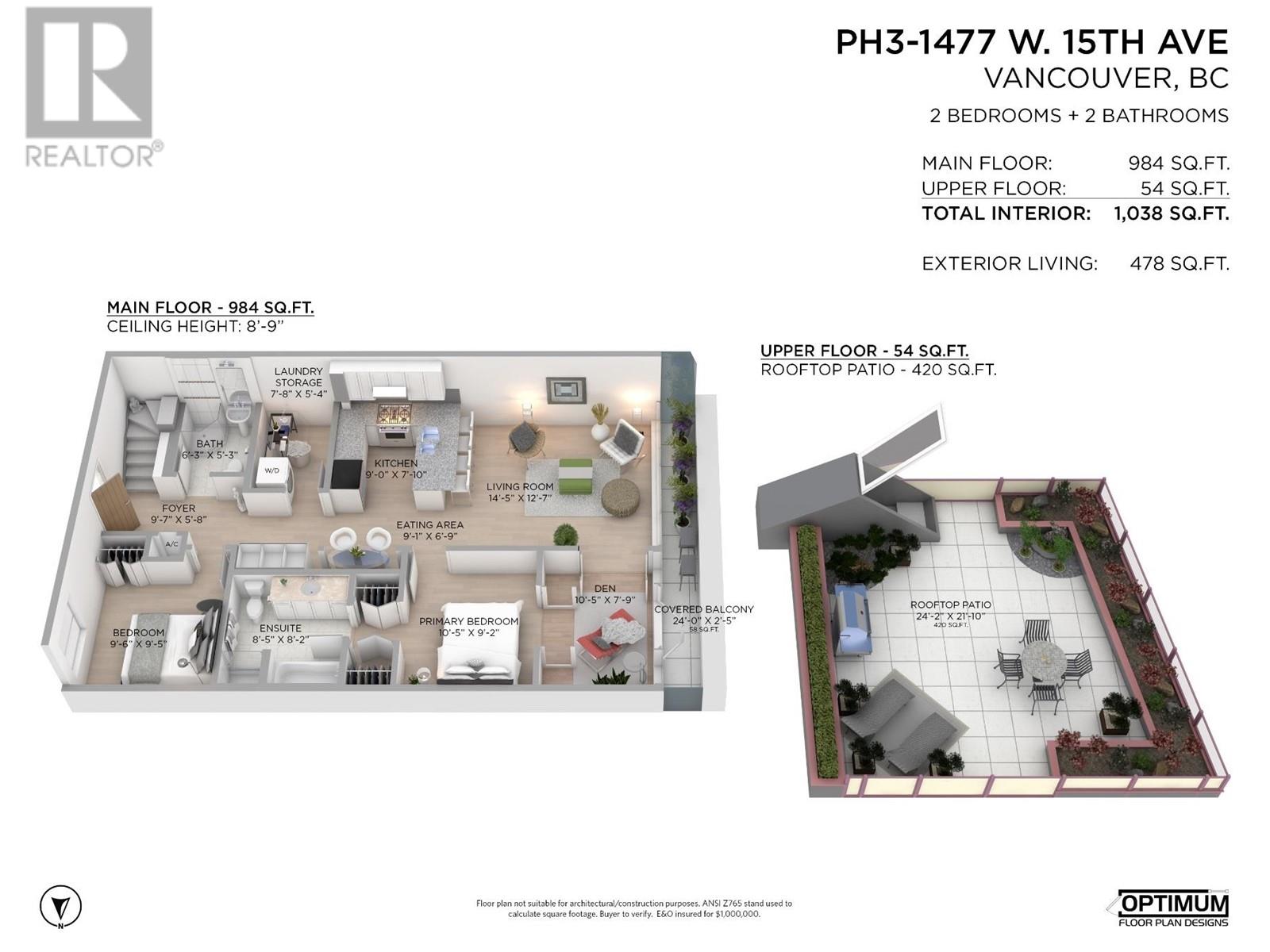 Ph3 1477 W 15th Avenue, Vancouver, British Columbia  V6H 1S4 - Photo 39 - R2977058