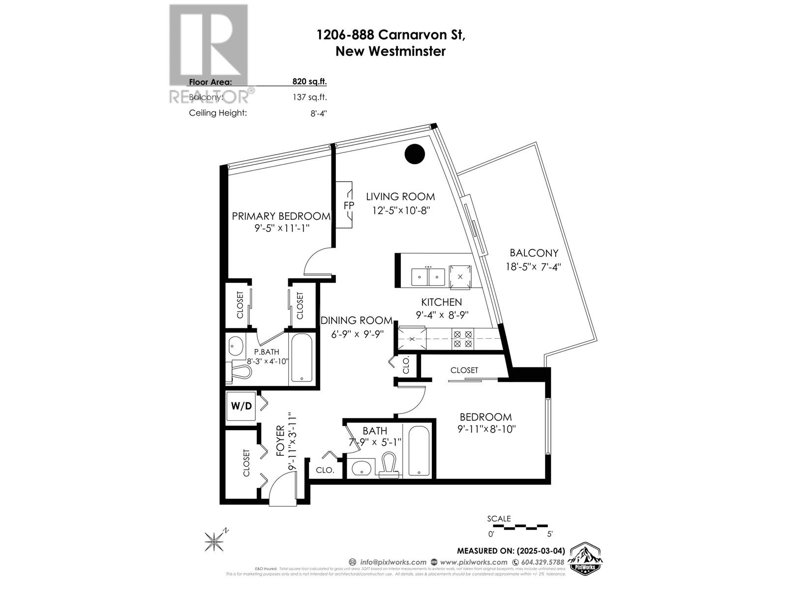 1206 888 Carnarvon Street, New Westminster, British Columbia  V3M 0C6 - Photo 33 - R2977106
