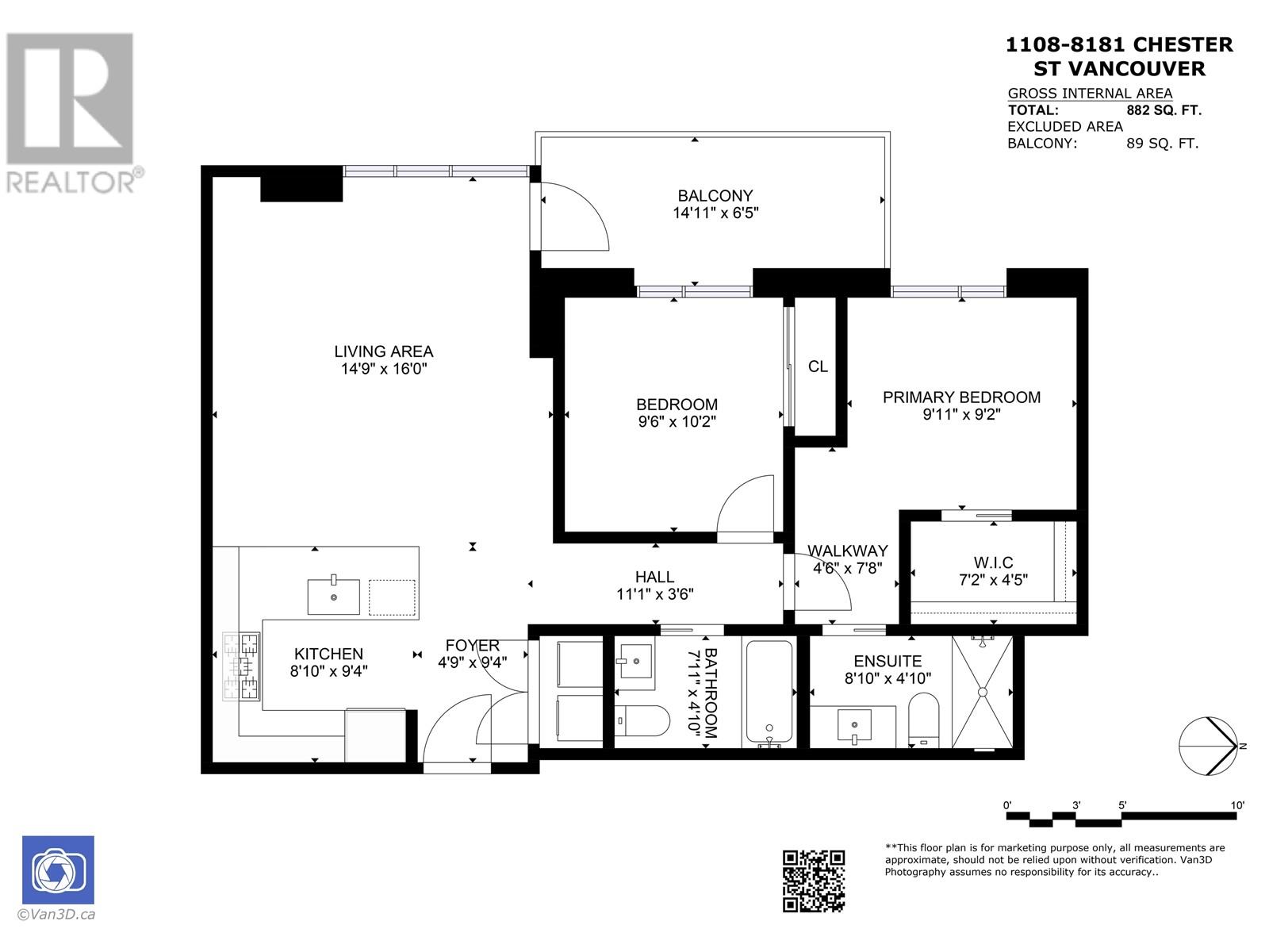 1108 8181 Chester Street, Vancouver, British Columbia  V5X 0J9 - Photo 25 - R2974995