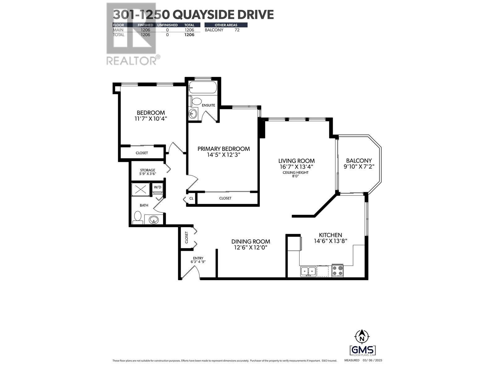 301 1250 Quayside Drive, New Westminster, British Columbia  V3M 6E2 - Photo 2 - R2977154