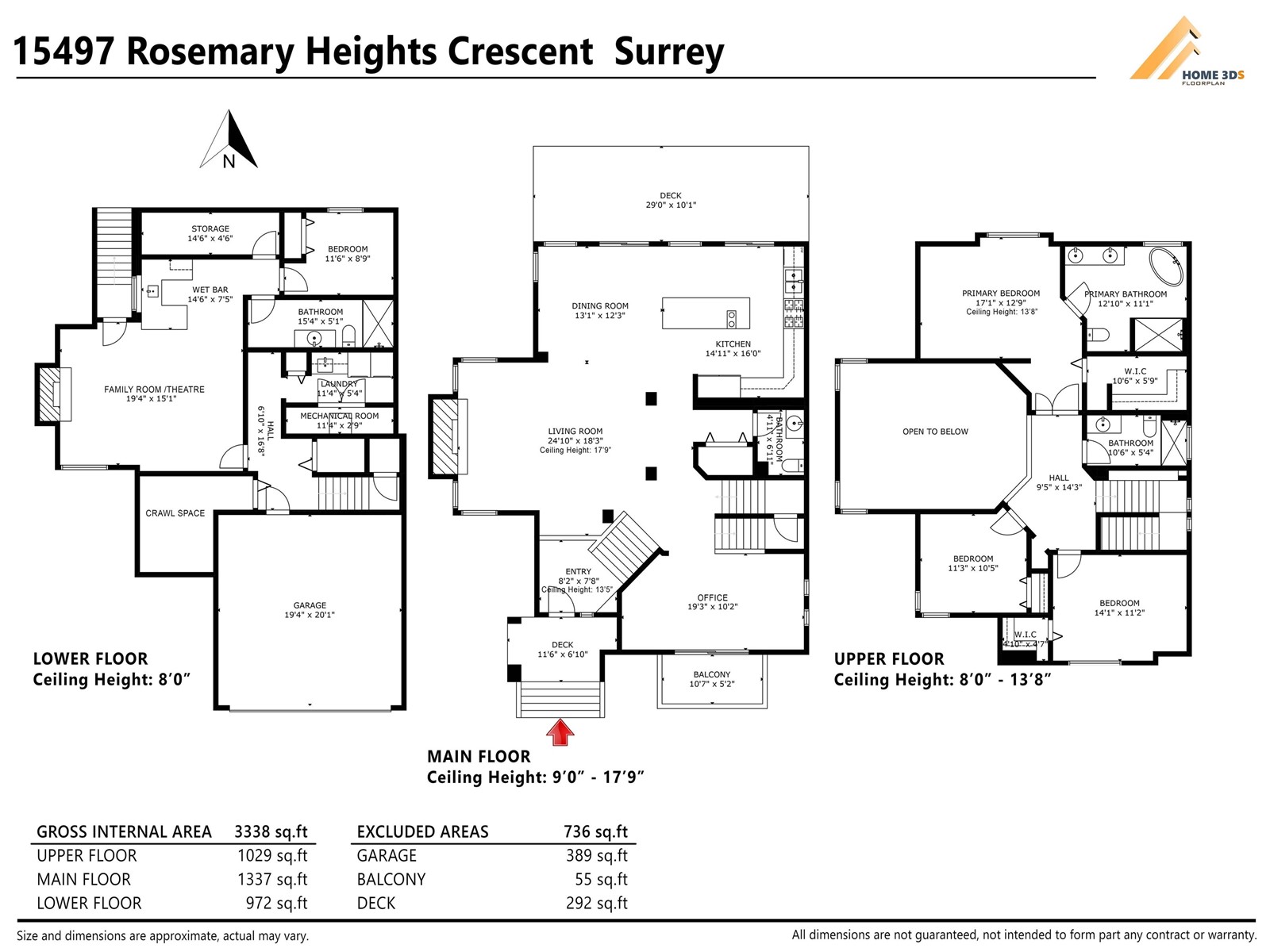 Property at 15497 ROSEMARY HEIGHTS CRESCENT image 3