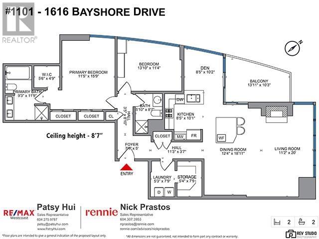 1101 1616 Bayshore Drive, Vancouver, British Columbia  V6G 3L1 - Photo 2 - R2978019