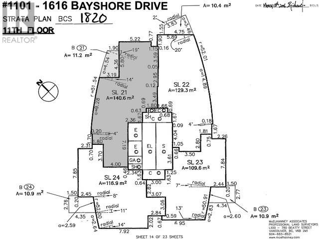 1101 1616 Bayshore Drive, Vancouver, British Columbia  V6G 3L1 - Photo 3 - R2978019