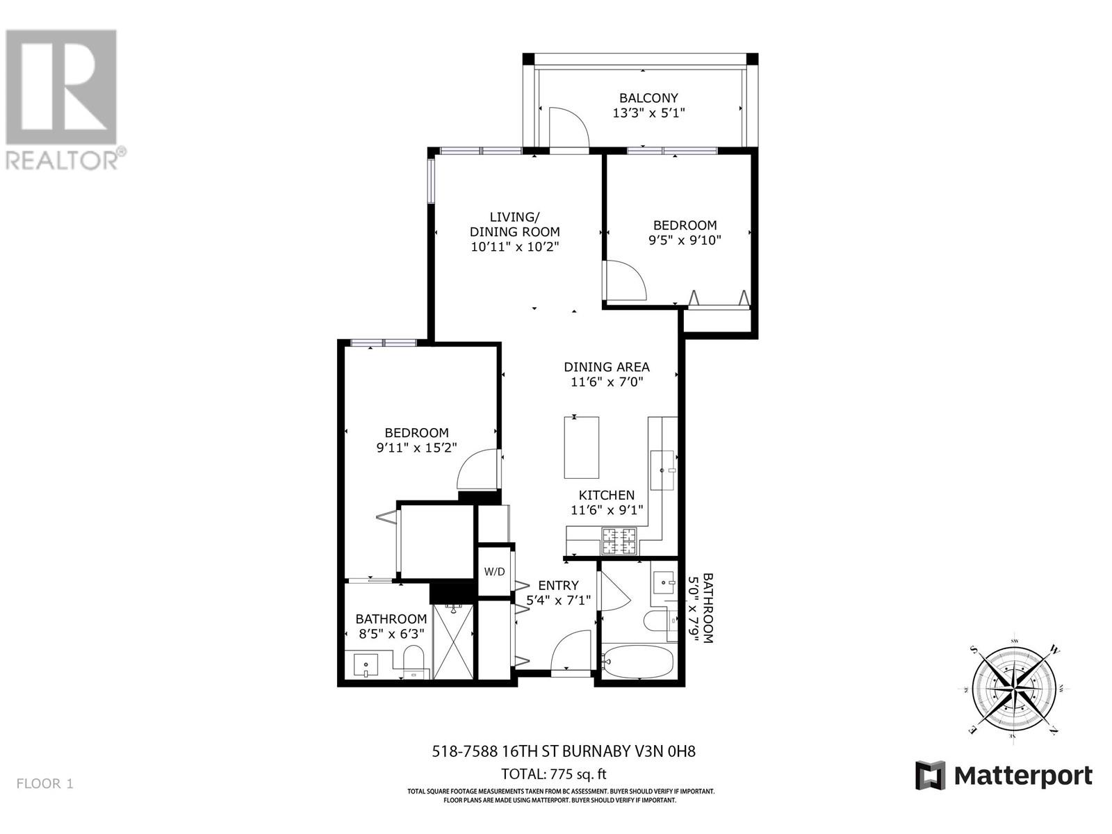 518 7588 16th Street, Burnaby, British Columbia  V3N 0H8 - Photo 33 - R2974833