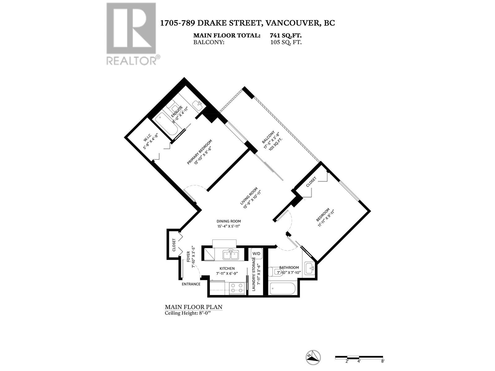 1705 789 Drake Street, Vancouver, British Columbia  V6Z 2N7 - Photo 19 - R2978042