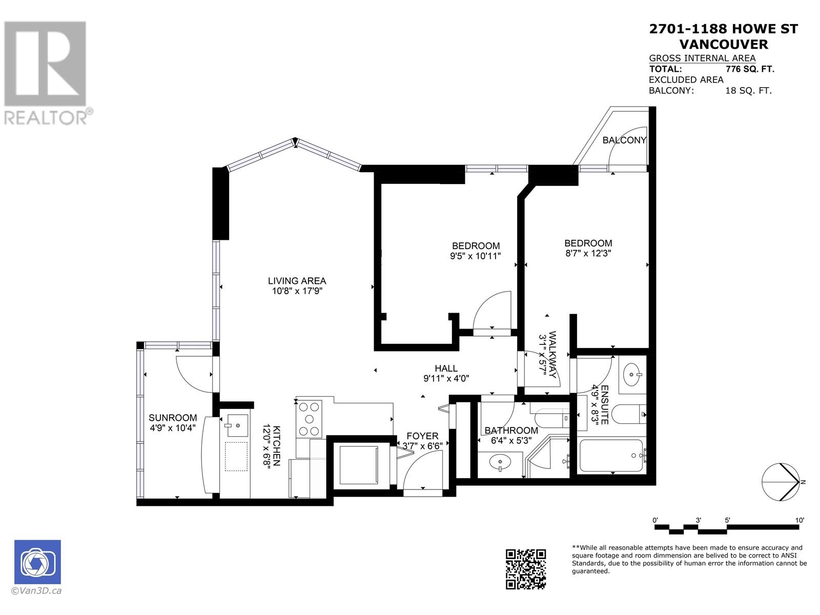 2701 1188 Howe Street, Vancouver, British Columbia  V6Z 2S8 - Photo 3 - R2978304