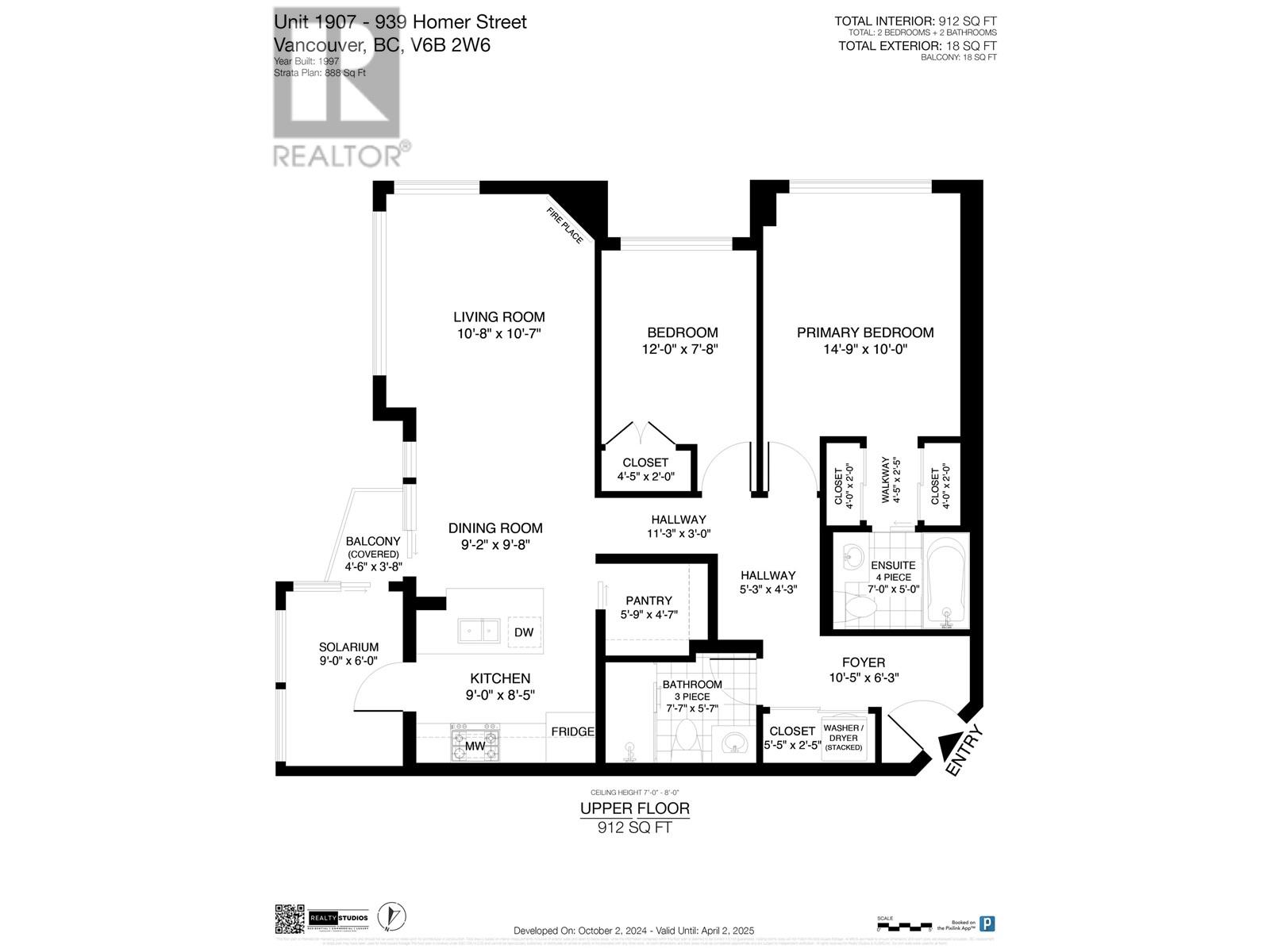 1907 939 Homer Street, Vancouver, British Columbia  V6B 2W6 - Photo 36 - R2978429