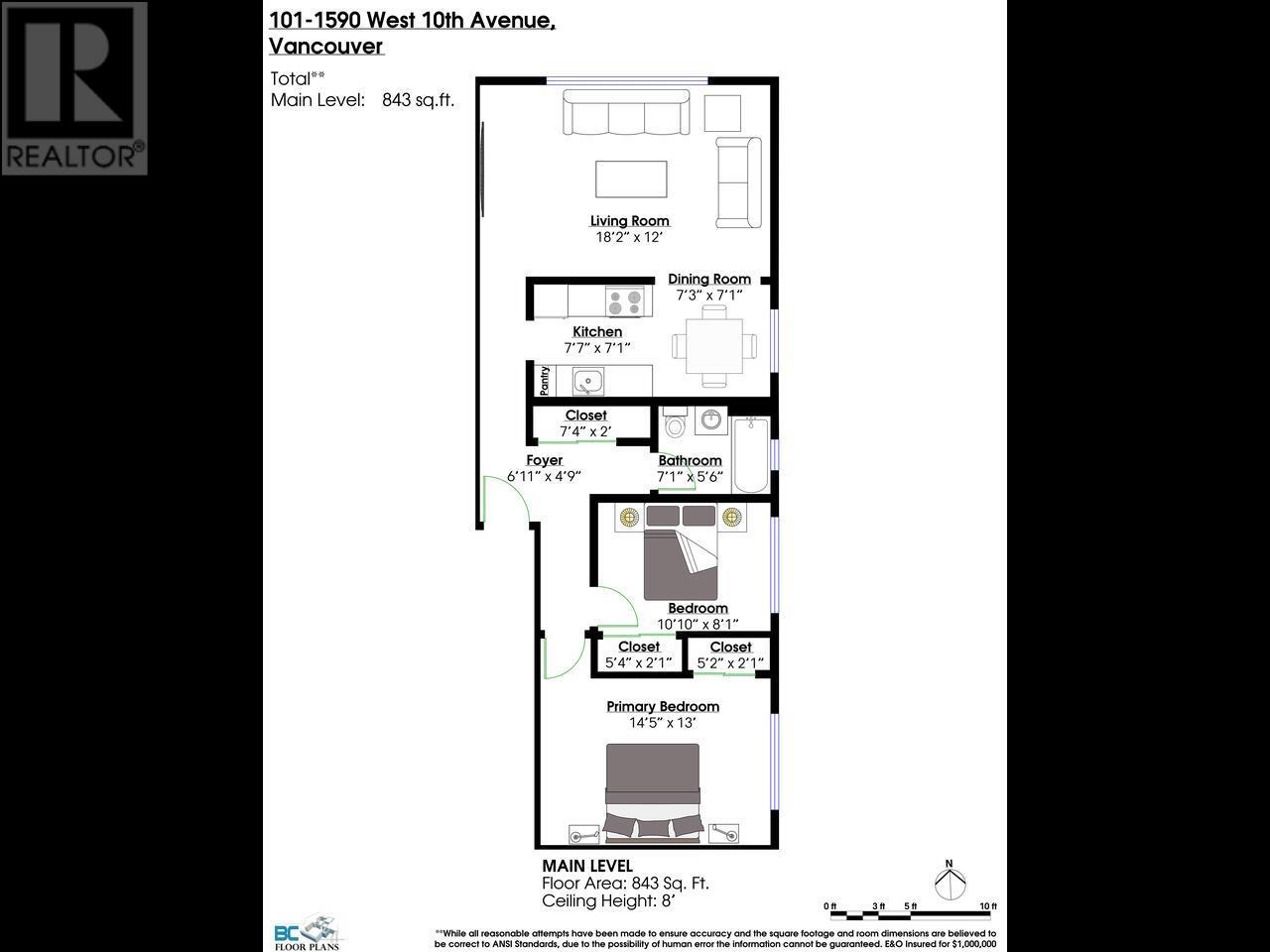 Listing Picture 21 of 21 : 101 1590 W 10TH AVENUE, Vancouver / 溫哥華 - 魯藝地產 Yvonne Lu Group - MLS Medallion Club Member