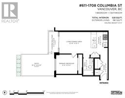 611 1708 COLUMBIA STREET, Vancouver, British Columbia