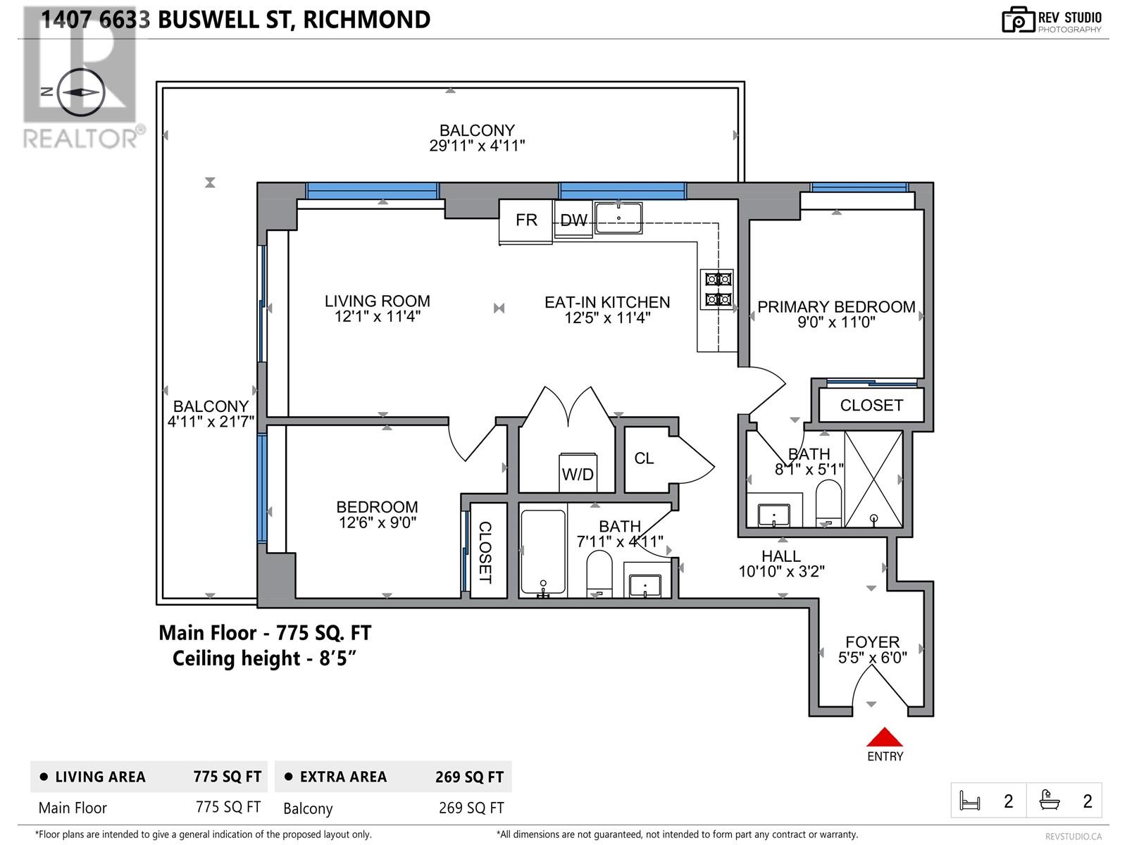 1407 6633 Buswell Street, Richmond, British Columbia  V6Y 0M3 - Photo 27 - R2978481