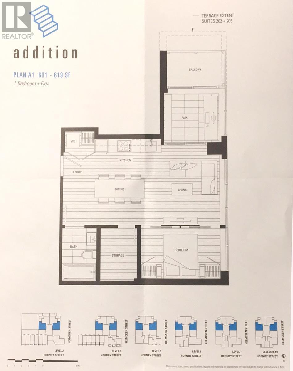 507 1133 Hornby Street, Vancouver, British Columbia  V6Z 1W1 - Photo 13 - R2978668
