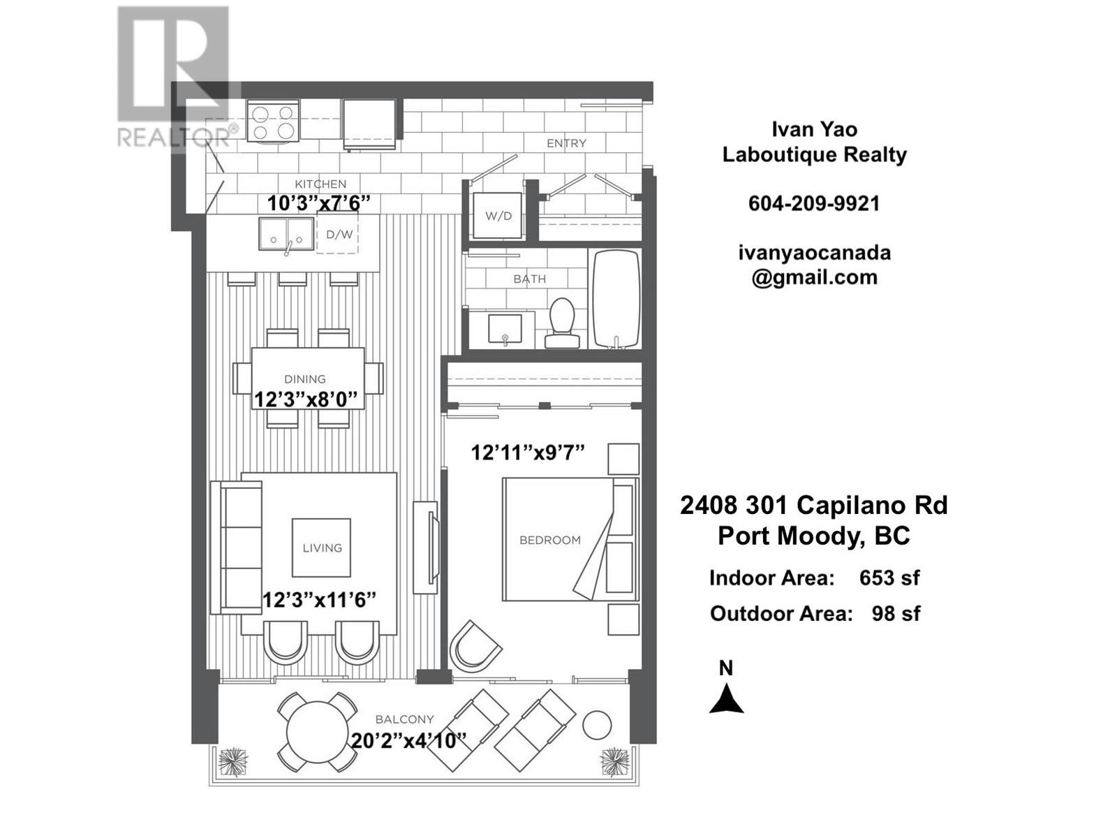2408 301 Capilano Road, Port Moody, British Columbia  V3H 0G6 - Photo 38 - R2979504