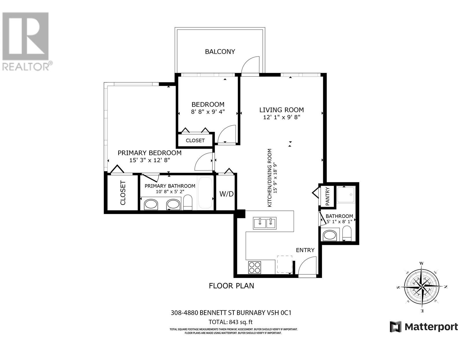 308 4880 Bennett Street, Burnaby, British Columbia  V5H 0C1 - Photo 11 - R2979488