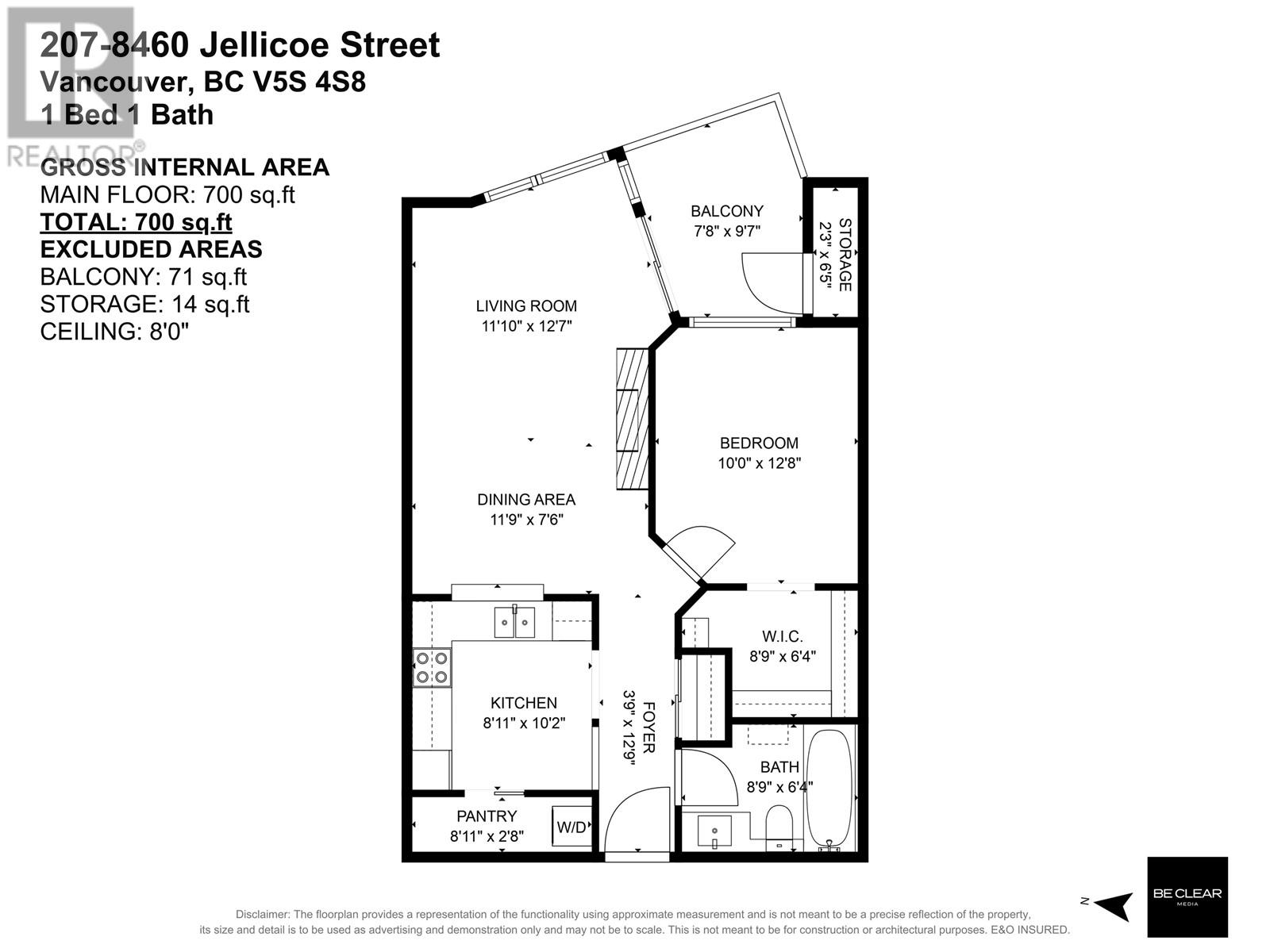 207 8460 Jellicoe Street, Vancouver, British Columbia  V5S 4S8 - Photo 14 - R2979588