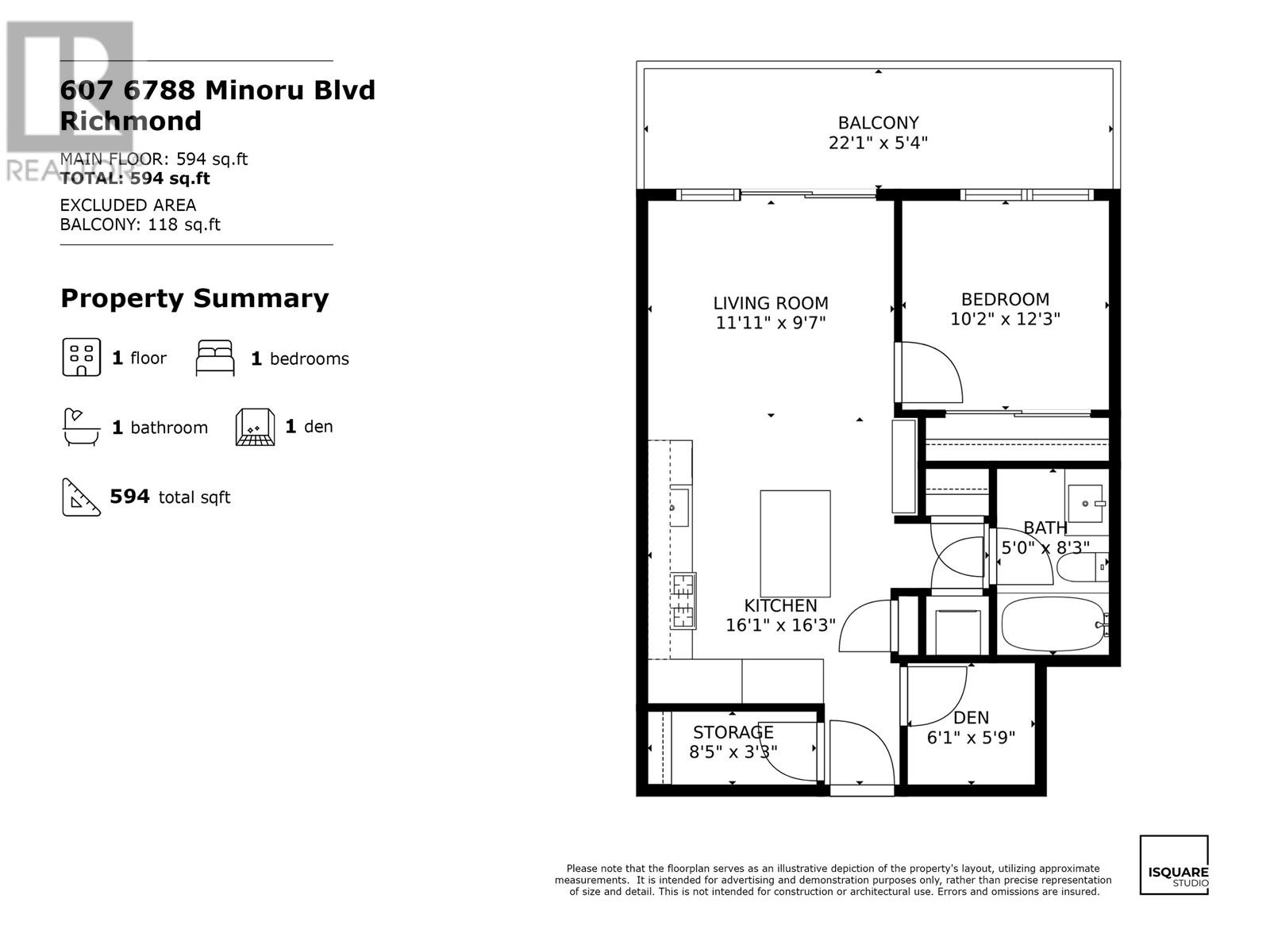 607 6788 Minoru Boulevard, Richmond, British Columbia  V6Y 2V7 - Photo 22 - R2979608