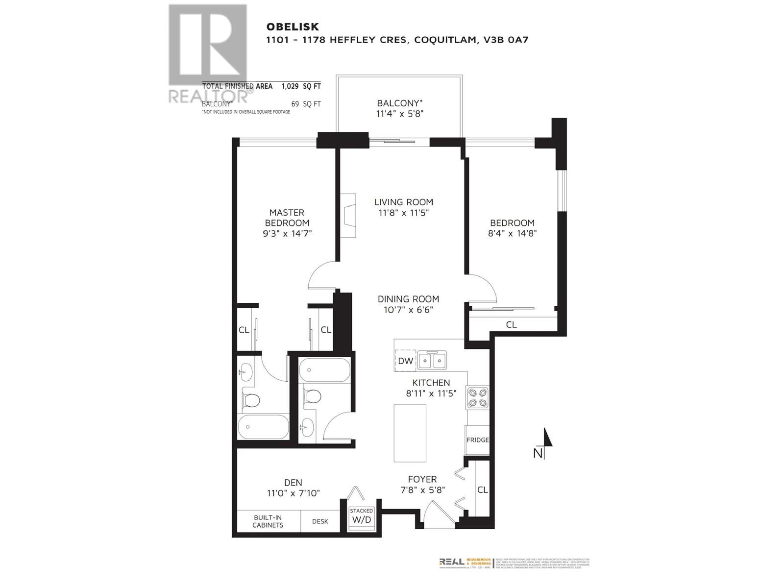 1101 1178 Heffley Crescent, Coquitlam, British Columbia  V3B 0A7 - Photo 21 - R2979817