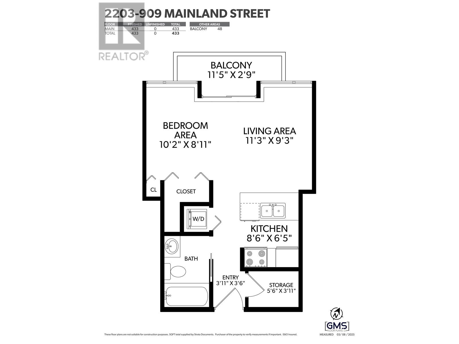 2203 909 Mainland Street, Vancouver, British Columbia  V6B 1S3 - Photo 29 - R2980105