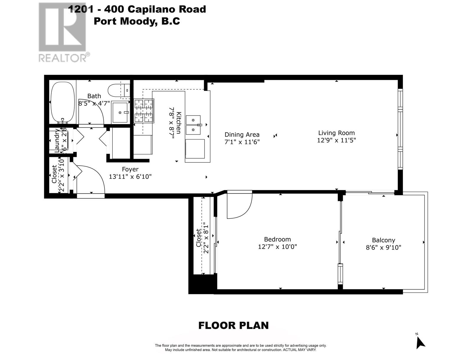 1201 400 Capilano Road, Port Moody, British Columbia  V3H 0E1 - Photo 5 - R2979868