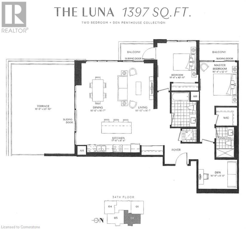 Property at 8 CATHARINE Street S Unit# 3402 image 3